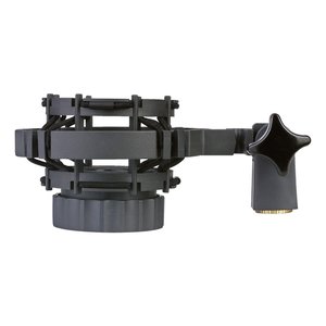 AKG 2803H00080 H85 Universal Shock Mount for Microphones with Shaft Diameters, 3/4" to 1", Black