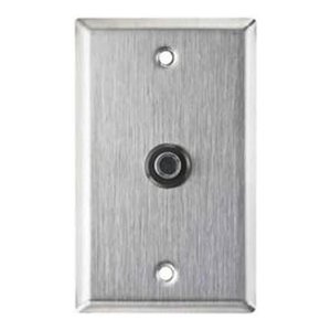 Alarm Controls RP-44MOMENTARY Single Gang Wallplate, DPDT Alternate Action with Momentary FA-200 Switch, Stainless Steel