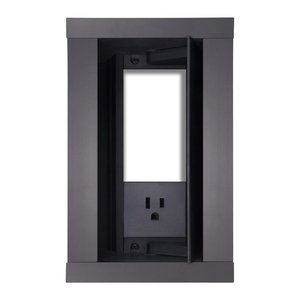 AMX AMX-FG560-01S-NA 6 HydraPort Unit Enclosure with US Power Outlet, Brushed Aluminum