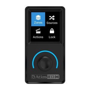 AtlasIED C-ZSV-US-B Zone Source and Volume Wall Controller, Black