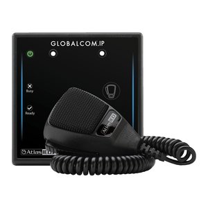 AtlasIED IPCSD1 Push-To-Talk Switch Only Digital Microphone Station for GLOBALCOM.IP System