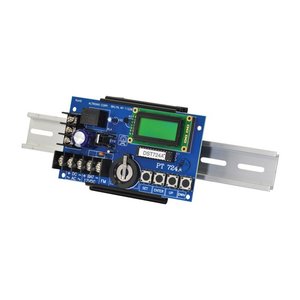 Altronix DPT724A Timer, 365-Day, 24-Hour Annual Event, 12/24V AC/VDC, Alphanumeric LCD Display, Battery Charger, Includes ST3 for DIN Rail Mounting