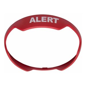 System Sensor BZSPRC-AL L-Series "ALERT" Compact Bezel for Ceiling-Mount Horn Strobe, Works with SCRL Model, Red