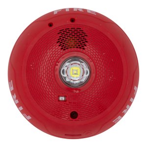 System Sensor CHSCRLED Indoor LED Chime Strobe Ceiling, Fire, Red