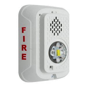 System Sensor CHSWLED Indoor LED Chime Strobe Wall, Fire, White