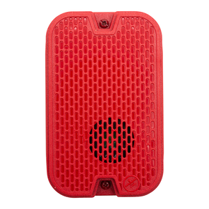 System Sensor HGRKL L-Series Outdoor Compact Wall-Mounted Horn, "FIRE" Marked, Red