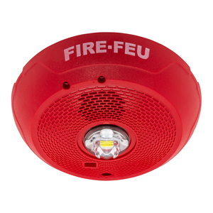 System Sensor PC2RLED-B 2-Wire Bilingual Horn Strobe, Ceiling, Red