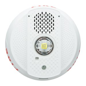 System Sensor PC2WLED-LF Ceiling Mount Strobe Sounder, Low-Frequency, White