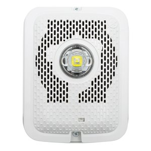 System Sensor SPSWKLED-CLR-ALERT Outdoor LED Speaker Strobe Wall, Alert, White