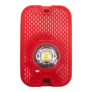 System Sensor SGRKLED L-Series Outdoor Compact Wall-Mounted LED Strobe, "FIRE", Red