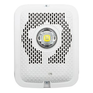 System Sensor SPSWKLED Outdoor LED Speaker Strobe Wall, Fire, White