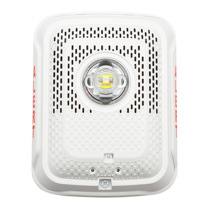 System Sensor SPSWLED-CLR-ALERT L-Series Indoor Speaker Wall-Mounted LED Strobe, "ALERT", White