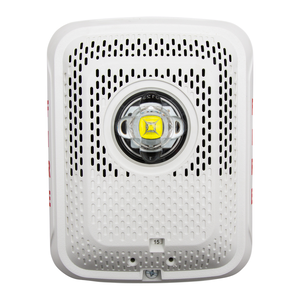 System Sensor SPSWLED L-Series Indoor Speaker Wall-Mounted LED Strobe, "FIRE", White