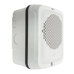 System Sensor SPWKL Outdoor Speaker Wall, Plain, White
