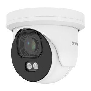 AVYCON AVC-NCE81M Diversity Series InfiniteColor 8MP H.265 IR Turret IP Camera, 2.8-12mm Lens, White