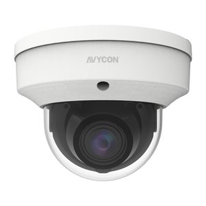 AVYCON AVC-NPV81M Diversity Series 8MP H.265 Vandal IR Dome IP Camera, 2.7-13.5mm Motorized Lens, White