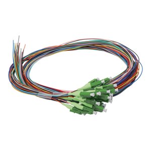 Cleerline PT-LC24-SM-APC-1M BendSafe 900um Fiber Optic Pigtail Assembly, 24 Fiber, LC/APC, 9 µm OS2, 1m