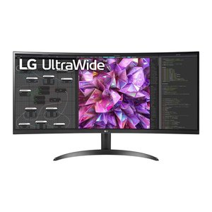 LG Pro 34BQ60QC-B 34-Inch Curved Video Monitor, 3440x1440 Pixels