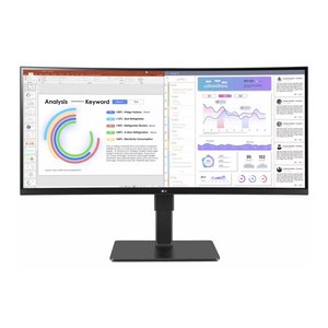 LG Pro 34BQ77QE-B 34-Inch Curved IPS Video Monitor, 3440 x 1440, 21:9 Aspect Ratio