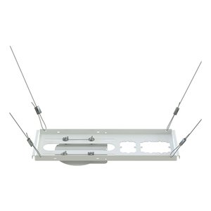 Chief CMS446 8" Vaddio Speed-Connect Suspended Ceiling Camera Plate, WireVice Cable Suspension System, TAA Compliant, White