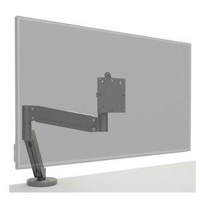 Chief DMA1S Koncis Desk Mount Single Monitor Arm for 10-32" Displays, VESA Monitor Mount, Silver