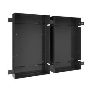 Chief FPIWMKIT1 Tempo Flat Panel In-Wall Boxes and Stud Tabs Kit for Displays Above 65", VESA Wall Mount, TAA Compliant, Black