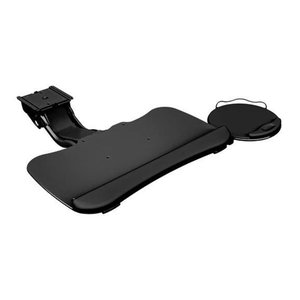 Chief KBD-S2S-19T Sit-to-Stand Arm with 19" Keyboard Tray and 8.25" Mouse Tray, TAA Compliant, Black