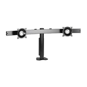 Chief KTC225B KTC Series Widescreen Dual Horizontal Desk Clamp Mount, TAA Compliant, Black