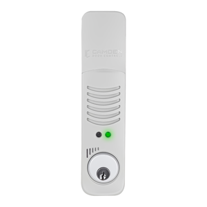 Camden CX-DA810WKA CX-DA810 Series Weatherized Battery Powered Door Prop Alarm with Audible and Visual Indicators, Gray