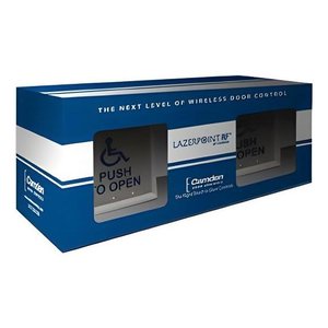 Camden CM-RFL25204-SD Lazerpoint RF 915MHz Wireless Vestibule Switch Kit, Dual Relay Receiver Included