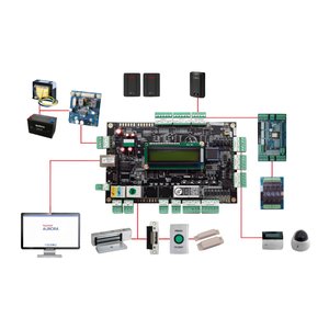 Keyscan KC2A Two-Reader Access Control Unit, 2-Doors, Onboard LCD Screen Display