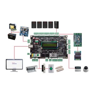 Keyscan KC4A 4-Door Access Control Unit, Onboard LCD Screen, Built-in TCP/IP Port