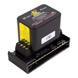 ditek dtk-2mhlp24bwb data and signaling circuit surge protector with snap-track base for two 24v circuits image of dk-2mhlp24bw