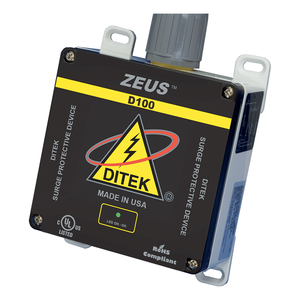 DITEK D100-2403D Surge Protector, 240VAC, 3-Phase