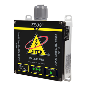 DITEK D200-347/6003Y D200 Industrial Surge Protective Device, 347/600V Wye, 4W + G