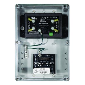 DITEK DTK-TSS2 Total Surge Solution for Fire Alarm Systems, includes DTK-120SRD for AC Power Surge Protection 2-position Hardwired base