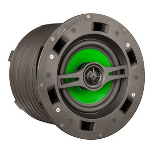 Beale Street IC6-B 6-1/2" In-Ceiling 2-Way Speaker with 1" Silk Dome Pivoting Tweeter
