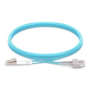 EtherWAN FCBL-MMSCLC-2M Fiber Patch Cable, Multimode, 2m, Silver Coated Copper
