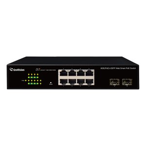 GeoVision GV-APOE081C 8-Port Gigabit 802.3at Easy Web Smart PoE Switch