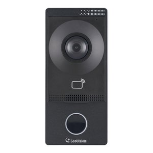 GeoVision GV-IS1320 2MP H.265 IP Video Intercom Controller with Built-In 13.56MHz Reader and IR, White