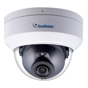 GeoVision GV-TDR2705-2F 2MP IP Mini Dome Camera, 2.8mm Fixed Lens, Low Lux WDR, White