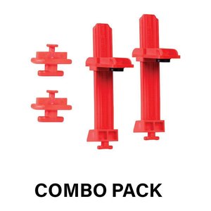 On-Q AC1051RCKH4 Small Device Mounting Clamps and Keyhole Post Clips