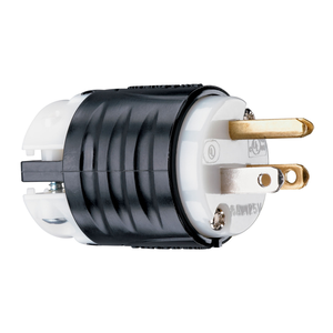 Pass & Seymour PS5266-X 15A Commercial Angle Plug, White