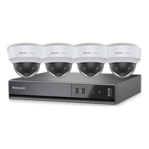 Honeywell HN35040101D45PK 35 Series Video Surveillance Kit with (4) 5MP Day-Night Dome Cameras and (1) 4-Channel NVR