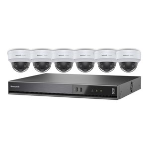 Honeywell HN35080202D65PK 35 Series Video Surveillance Kit with (6) 5MP Day-Night Dome Cameras and (1) 8-Channel NVR