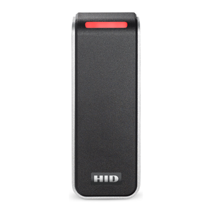 HID 20NKS-00-00002W Signo Contactless Smartcard Reader 20, Pigtail Connection, Multi-Technology, Mobile Ready, Mullion Mount, Black / Silver