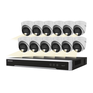 Hikvision EKI-K164T412H 16-Channel 8MP NVR with 4TB HDD and (12
