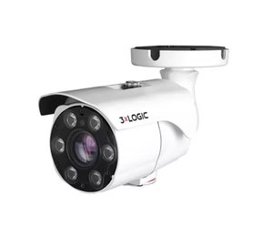 3xLOGIC VX-5M20-B-RIAL VISIX 5MP Outdoor Bullet IP Camera with Remote Focus, License Plate Capture, 6-50mm Lens