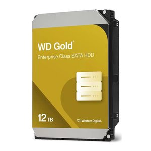 Western Digital WD122KRYZ WD Gold Enterprise Hard Drive, 12TB, SATA, 3.5-Inch