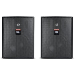 JBL Professional C25AV-LS 5.25" Control Compact Indoor Outdoor Background / Foreground Loudspeaker for Life Safety Applications, Pair, White